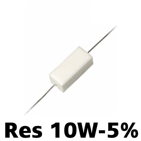 Resistore cemento 10W 5%