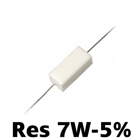 Cement resistor 7W 5%