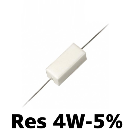Resistore cemento 4W 5%